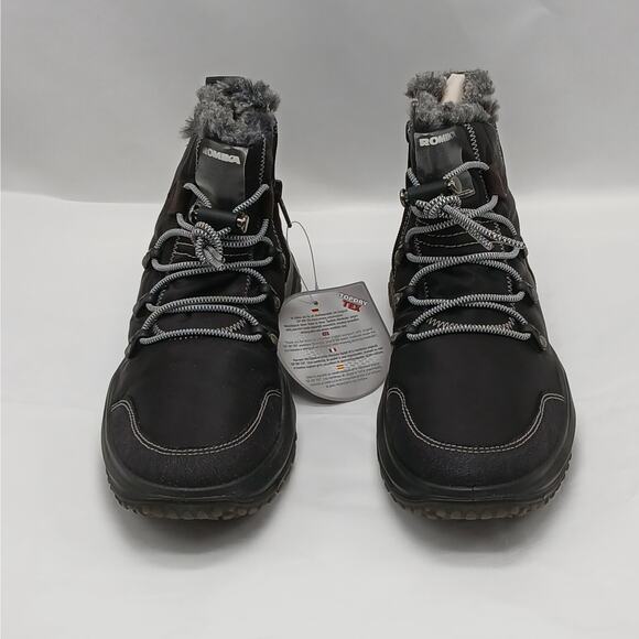 Josef Seibel Romika Winter Hiking Boots Women’s 37 US 6.5 Black Waterproof Fur - Picture 6 of 12